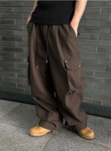 [Unisex] Dart cargo wide pants(2color)