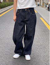 モアワイドデニムパンツ