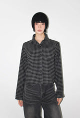 (WOOL) GINGHAM CHECK SHIRT