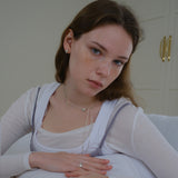 Rose rosy necklace