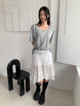 エアーUネックルーズTシャツ (5C)