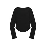 MARIEL SQUARE NECK CROP T (6Color)