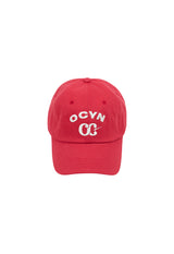 OCYN ベーシック 6パネル キャップ レッド