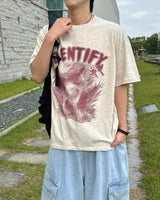 デンティグラフィックショートスリーブTシャツ