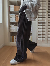 Embler Velvet Track Wide Pants