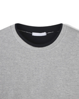 [Unisex] Crop layered round knit(3color)
