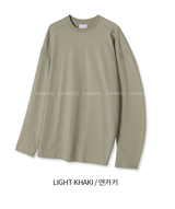  Logane USA Supima cotton overfit long sleeve tee