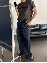 [S/S] ノンパデツータックワイドパンツ(2color)