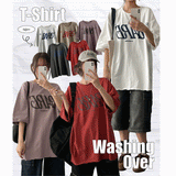 Deck Cutting Vintage Washing Over Short-Sleeved T-Shirt