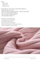 Lady Fur Knitwear Zip-Up Cardigan
