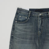  Ront Brush Flare Denim Pants 2C