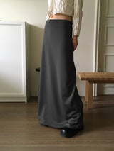 Mutin Jersey Maxi Long Skirt