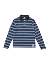 Stripe Rugby T-shirt (Charcoal)