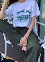 Andy House Lettering Short Sleeve T-shirt / 3 colors