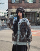 [wool20%] リエルディアモヘアカーディガン