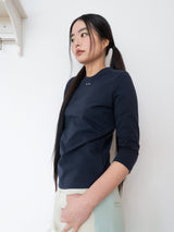 コンフィ 3/4スリーブT (NAVY)