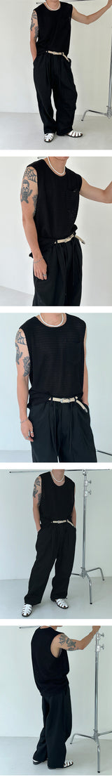 [S/S] Twill cotton wide pants (4color)