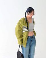 [UNISEX] Baseball quilting padded coat