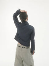 Hike pocket crop jacket -2C