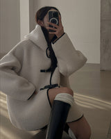 Overfit boa jacket