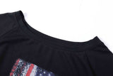 アメリカンプリントショートスリーブTシャツ 231232110