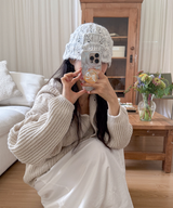 Maru knit bucket hat beanie
