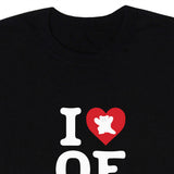 [UNISEX] アイラブベア長袖Tシャツ