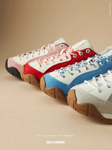 WE FLOWER Fashionable New Hobo Shoes, Versatile, Comfortable and Light - weight - Cerulean Blue