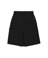 Stud Carpenter bermuda pants_Black