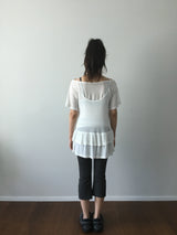 Silk Layer Frill sleeveless (2color)