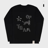 [UNISEX]オフスターカットロングスリーブTシャツ