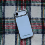 [MADE] BON WEEKEND COLOR SILVER EPOXY PHONE CASE (SKY BLUE)
