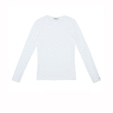 リボンレースTシャツ ホワイト