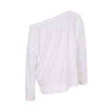 Recycle one- shoulder Tee 002