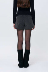  SILEN CORDUROY MICRO PANTS / CHARCOAL