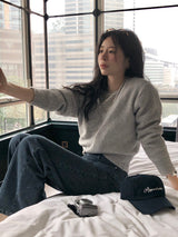 [MADE] FIFTY WOOL V-NECK KNIT