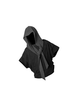 RELABEL Time Element (Dynamic Parallax) Loop Cut Split Short Wide Removable Large Hood Short Sleeve