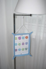 soft hanging calender (sky blue)