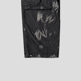 Terry Cargo Denim Pants