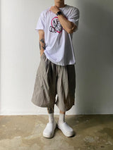 Metal Nylon Cargo Half Pants 3C