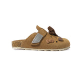 KILLWINNER Brown Birkenstock-style Shoes - Perforated Toe-Covering Slippers