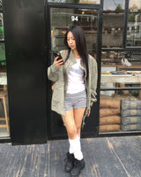 ストライプ フォールディング ショーツ