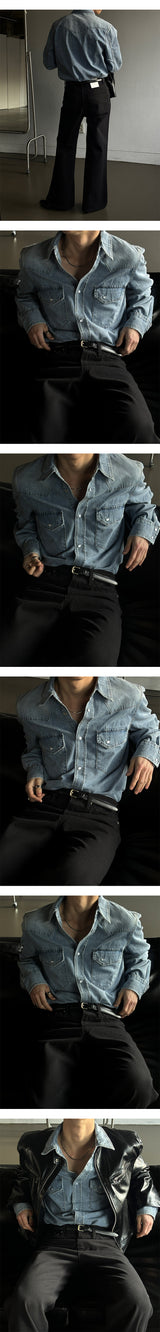 [S/S] Western denim shirts jacket(2color)