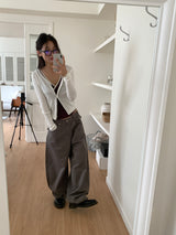 WOOL V-NECK CARDIGAN (5C)