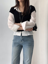 ミレイスリットリブ半袖Tシャツ