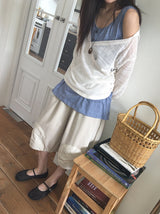 [unisex] Hiyo Nylon Patch Bermuda Pants