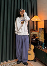 Pigment Balloon A-Line Wide Pants 4COLOR