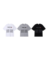 Teach Tokyo lettering short-sleeved T-shirt 3C
