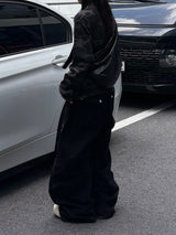 leather shirt bag