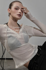 CORSET LACE TEE